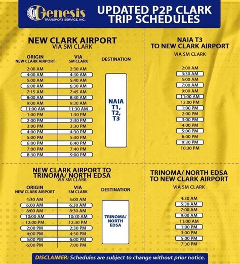 naia terminal 3 schedule